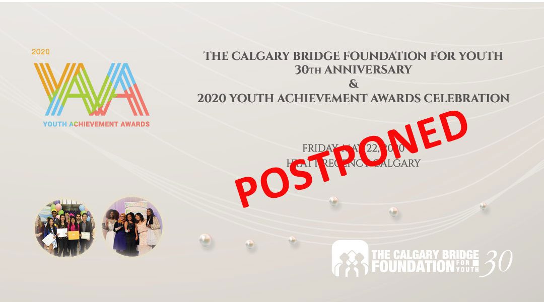 Youth Achievement Awards and CBFY Anniversary celebration is postponed