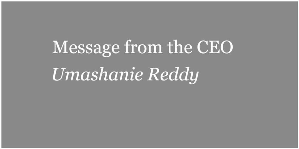 Message from the CEO